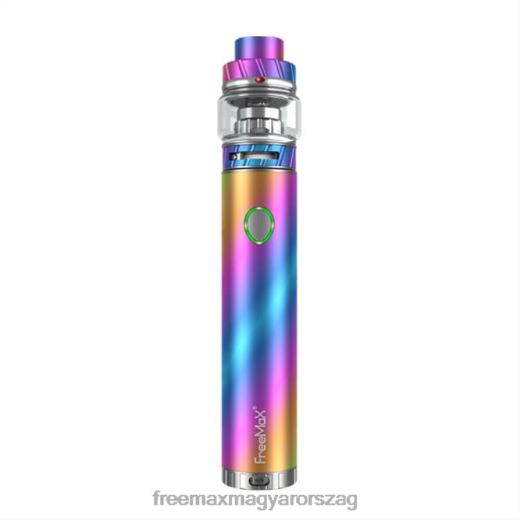 X4T6T26 FreeMAX disposable vape - FreeMAX TWISTER 80w-os indítókészlet szivárvány