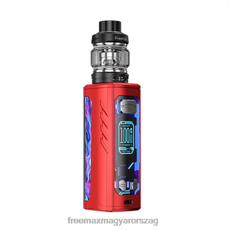 X4T6T156 FreeMAX disposable vape - FreeMAX MAXUS solo 100w-os készlet piros