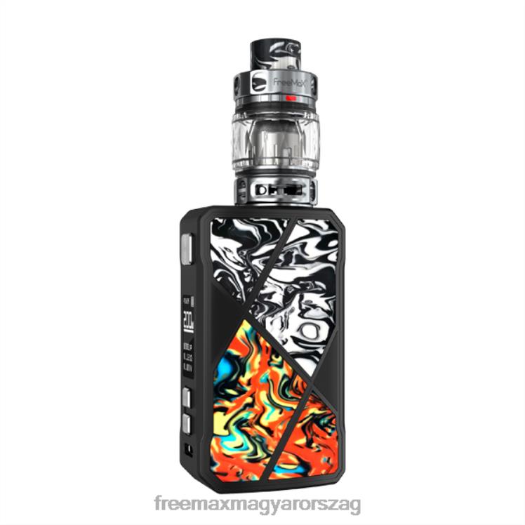 X4T6T6 FreeMAX disposable vape - FreeMAX MAXUS 200w-os készlet fekete-narancs