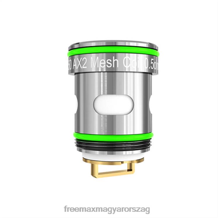 X4T6T259 FreeMAX vape Hungary - FreeMAX ax2 mesh tekercs ss-zöld